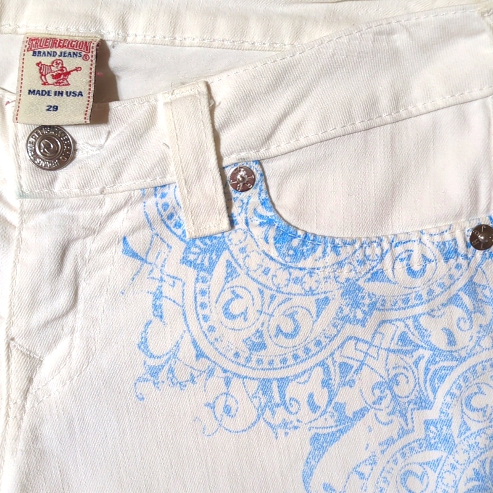 True Religion White Skinny Jeans 29 - Picture 2 of 9